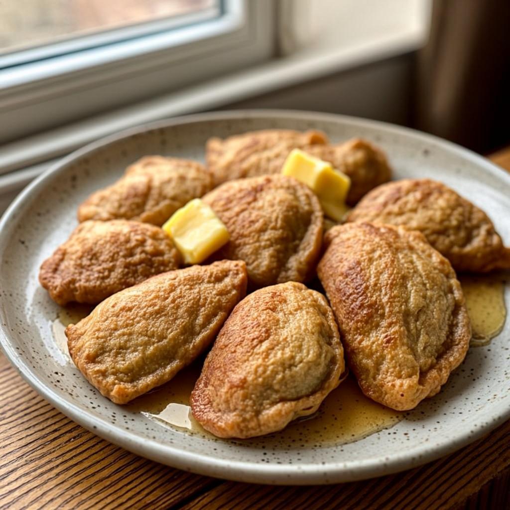 Бёриги жареные (с бараниной)