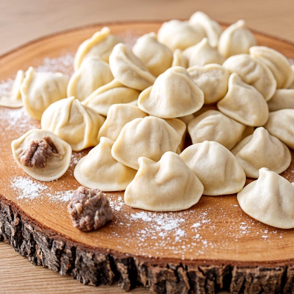 Береги (пельмени с бараниной)
